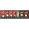 ARSENAL FC - MATCH ATTAX EXTRA 2019 - COMPLETE SET of 11 "BASE & FOIL"  TRADING CARDS