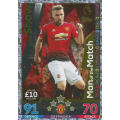 MANCHESTER UNITED FC - MATCH ATTAX EXTRA 2019 - COMPLETE SET of 12 "BASE & FOIL"  TRADING CARDS