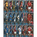 MATCH ATTAX EXTRA 2019 - COMPLETE SET OF 20 "FLYING FULLBACKS" FOIL TRADING CARDS FL1 to FL20