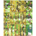 SPRINGBOKS - RUGBY CARDS 1997 COLLECTION by PANINI - COMPLETE SET of 25 TRADING CARDS
