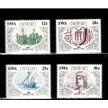 SOUTH WEST AFRICA - 24/1/1986 "DISCOVERERS of SWA" - FULL SET 4 (UM) STAMPS