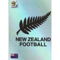FIFA W/CUP 2010  PREMIUM - NEW ZEALAND "TEAM EMBLEM" TRADING CARD