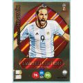 GONZALO HIGUAIN - PANINI FIFA WORLD CUP 2018 RUSSIA - `LIMITED EDITION` FOIL TRADING CARD
