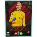 KASPER SCHEICHEL - PANINI FIFA WORLD CUP 2018 RUSSIA - `LIMITED EDITION` FOIL TRADING CARD