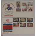 SWAZILAND - LOT of 7 1st Day Covers - No Duplicates