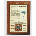 JAMEER NELSON  - PANINI BASKETBALL `NBA 2013/14`- `GALLERY of STARS` `JERSEY` TRADING CARD #99