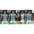 WORLD CUP 2014 BRAZIL - PANINI WC 2014 UPDATES - ENGLAND LOT of 4 UPDATES TRADING CARDS
