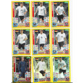 GERMANY  - TOPPS `MATCH ATTAX WORLD CUP 2014` BRAZIL - TEAM SET of 15 `FOIL and BASE` TRADING CARDS