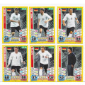 GERMANY  - TOPPS `MATCH ATTAX WORLD CUP 2014` BRAZIL - TEAM SET of 15 `FOIL and BASE` TRADING CARDS