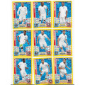 ENGLAND  - TOPPS `MATCH ATTAX WORLD CUP 2014` BRAZIL - TEAM SET of 32 `FOIL and BASE` TRADING CARDS
