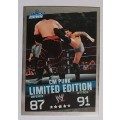 CM PUNK - TOPPS `SLAM ATTAX EVOLUTION` 2009/10 - FOIL `LIMITED EDITION` TRADING CARD