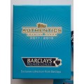 TOPPS `AUTHENTICS EPL` 2011/2012 - ULTRA RARE SEALED `BOX with FULL 50 CARD SET` 10 SEALED PACKETS