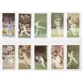 WORLD GREATEST CRICKETERS - `HOBBYPRESS ISSUE` 1984 - COMPLETE SET OF 20 CIGARETTE TRADING CARDS