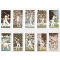 WORLD GREATEST CRICKETERS - `HOBBYPRESS ISSUE` 1984 - COMPLETE SET OF 20 CIGARETTE TRADING CARDS
