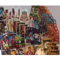 FOOTBALL TRADING CARDS - TOPPS and PANINI - LOT of 50 `FOILS`TRADING  CARDS - VARIOUS COLLECTIONS C