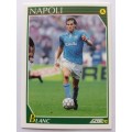 LAURENT BLANC(France/Napoli) - SCORE `Italian SERIE A` 1992 - RARE TRADING CARD