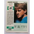 ROBERTO MANCINI(Italy/Sampdoria) - SCORE `Italian SERIE A` 1992 - RARE TRADING CARD