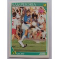 ROBERTO MANCINI(Italy/Sampdoria) - SCORE `Italian SERIE A` 1992 - RARE TRADING CARD