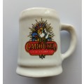 THE `CAROUSEL CASINO` Original 1986 Souvenir Mini Beer Tankard 60mm Tall