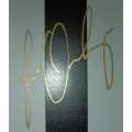 LOUIS OOSTHUIZEN - `LETTER MARKER LEADER BOARD -  RARE `AUTHENTIC AUTOGRAPH` TRADING CARD 15 of 15
