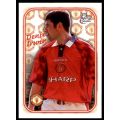 DENNIS IRWIN - MAN. UNITED `Futera Fans Selection 1997`  - `EMBOSSED` TRADING CARD SE12