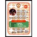 GARY NEVILLE - MAN. UNITED `Futera Fans Selection 1997`  - `EMBOSSED` TRADING CARD SE11
