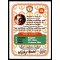 NICKY BUTT - MAN. UNITED `Futera Fans Selection 1997`  - `EMBOSSED` TRADING CARD SE6