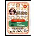 PAUL SCHOLES - MAN. UNITED `Futera Fans Selection 1997`  - `EMBOSSED` TRADING CARD SE4