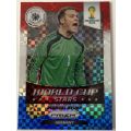 MANUEL NEUER - WORLD CUP 2014 PANINI PRIZM - RED/WHITE/BLUE PRIZM `W/CUP STARS` CARD 17