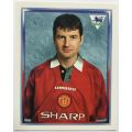 DENIS IRWIN - MERLIN Premier League Sticker collection 1998 - RARE `STICKER` 344