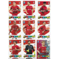 LIVERPOOL FC - PANINI `FIFA 365 COLLECTION` 2023 - TEAM LOT of 18 TRADING CARDS