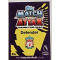 TRENT A. ARNOLD (Liverpool) - TOPPS `MATCH ATTAX P/LEAGUE`2016/17 - ROOKIE`BASE` TRADING CARD