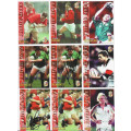 BRITISH LIONS - PANINI RUGBY CARD COLLECTION 1997 - Complete Set of 31 Trading Cards - 6 Signed card