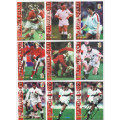 BRITISH LIONS - PANINI RUGBY CARD COLLECTION 1997 - Complete Set of 31 Trading Cards - 6 Signed card