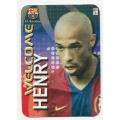 THIERRY HENRY - MUNDI CROMO `LA LIGA SPAIN` 2007/08 - DIE CUT `REFRACTOR` TRADING CARD