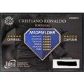 CRISTIANO RONALDO - FUTERA WORLD FOOTBALL 2009 - `PROMO` GOLD `HEROES` TRADING CARD