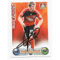 TONI KROOS (Leverkusen) - TOPPS `MATCH ATTAX BUNDESLIGA` 2009/10 - SIGNED ROOKIE BASE TRADING CARD