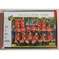 SPAIN - UPPER DECK `FIFA WORLD CUP 1998` TEAM BOX SET - COMPLETE 45 TRADING CARD SET IN BOX