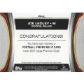 JOE LEDLEY - TOPPS `PREMIER GOLD` 2015/16 - AUTHENTIC `CERTIFIED MEMORABILIA` TRADING CARD