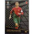 CRISTIANO RONALDO - Topps `UEFA EURO 2024` Collection - RARE `BLACK EDGE EDITION` Trading Card