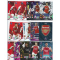 ARSENAL FC - PANINI EPremier League PLUS 2024 - COMPLETE TEAM SET of 20 TRADING CARDS - Ultimate