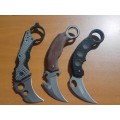 Collection of Carambit Fighting Knives up for grabs