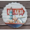 Beach ---> Direction - Collectable Tin Cap