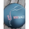 Wine and Jass - Collectable Tin Cap