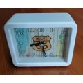 `Route 66` Bedside Clock