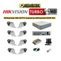 Hikvision 8 Channel Bullet Turbo HD CCTV Kit | 720P | Smartphone Viewing
