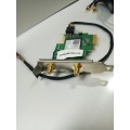 HP N4G85AT WLAN WiFi PCIe Card Wireless Adapter 801771-001 With Antenna (Refurbished)