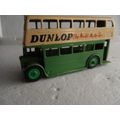 ORIGINAL MECCANO  DINKY 290  DOUBLE DECKER BUS PLASTIC HUBS [M29]