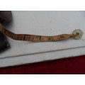 Rabones tape measure and small vintage wooden spirit level