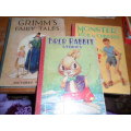 Three lovely vintage story books for children.  one is 1954